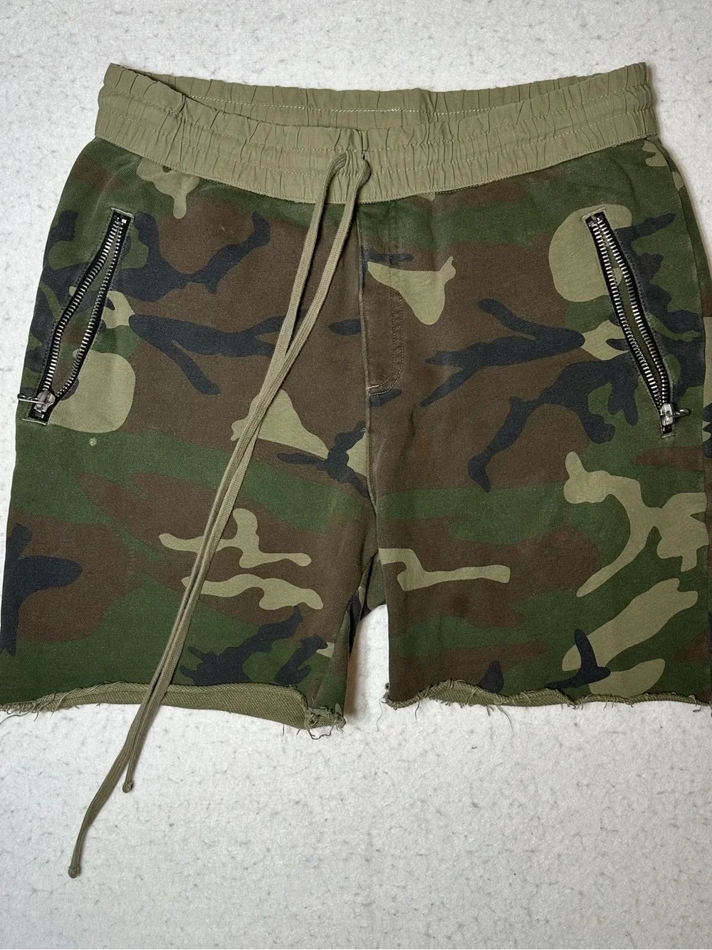 Fear of God FOG Camo Shorts Collection Two 2016-2017 Zipper Pocket Size Large